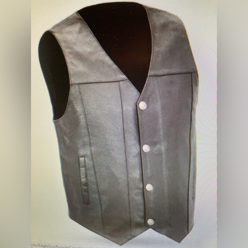 Eagle Gunrunner Leather Vest